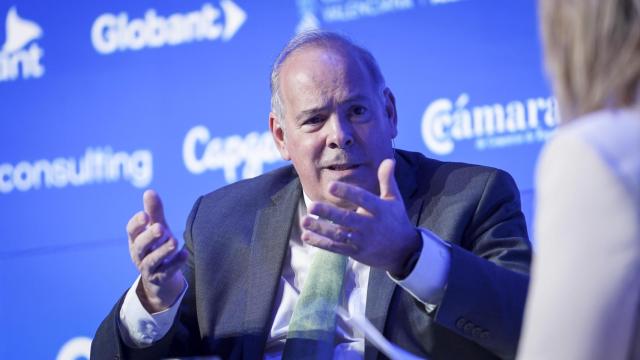 Mario Ruiz-Tagle, CEO de Iberdrola España durante su intervención en el V Foro Económico Español Wake Up, Spain!, organizado por EL ESPAÑOL, Invertia y Disruptores.