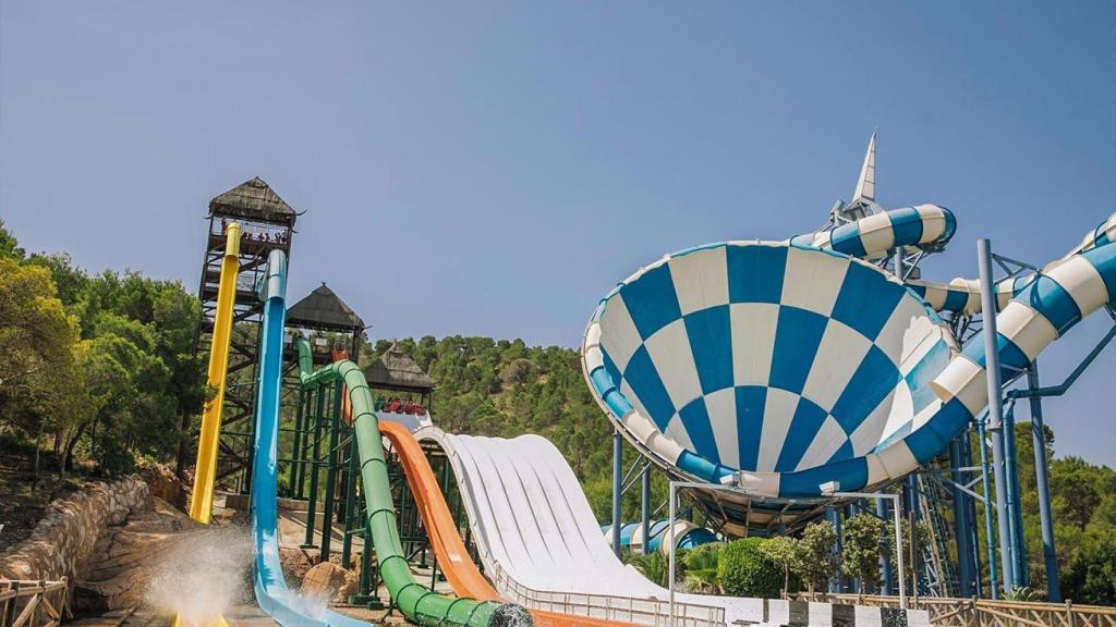 Algunas atracciones de Aqualandia