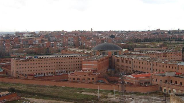 Vista panorámica de la cárcel de Carabanchel. Foto: Wikimedia Commons