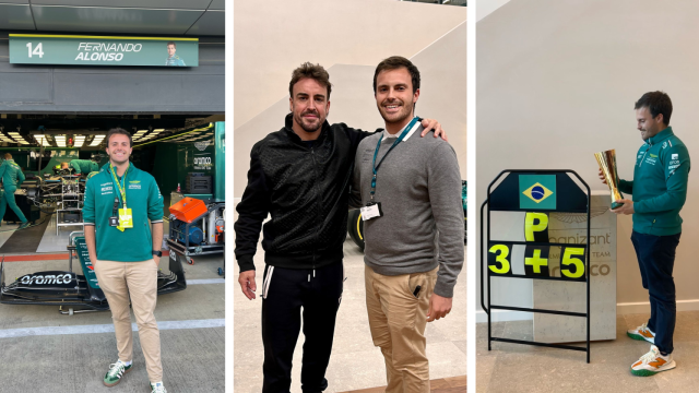 Imágenes de Quique Martín en Aston Martin.