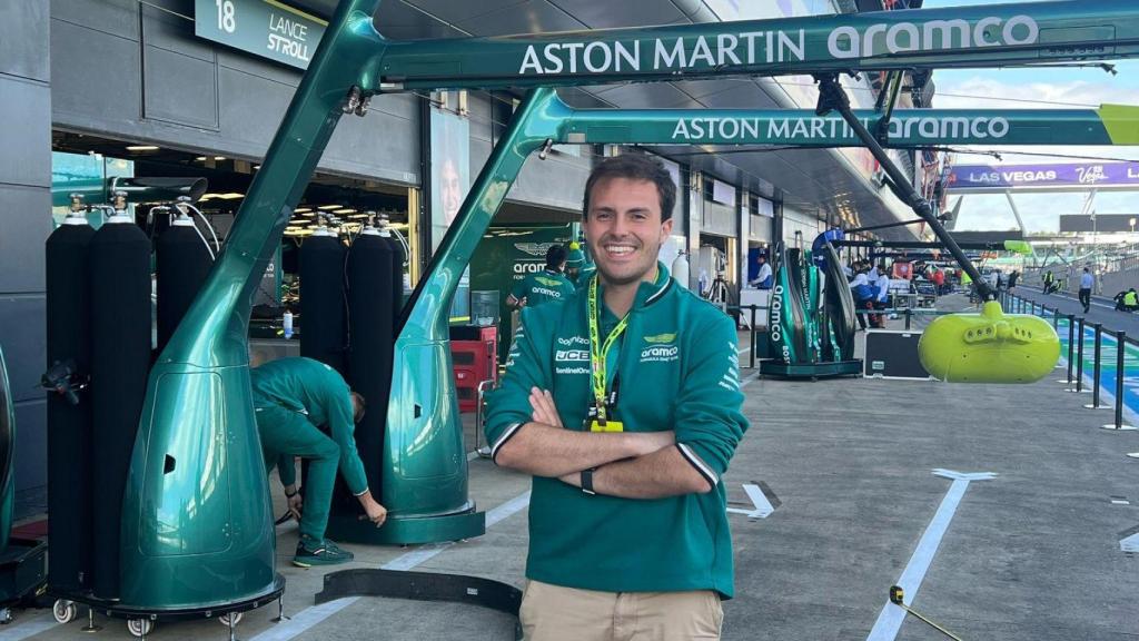 Una foto de Quique en el 'paddock'.