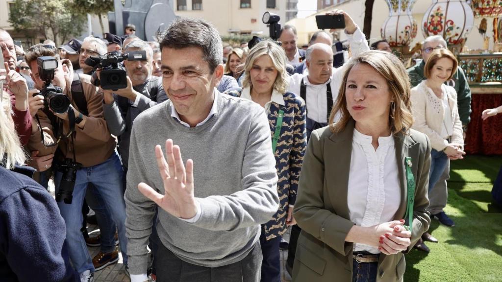 Carlos Mazón, durante la visita a las gaiatas de Castellón que tuvo que abandonar. Carme Ripollés / Europa Press