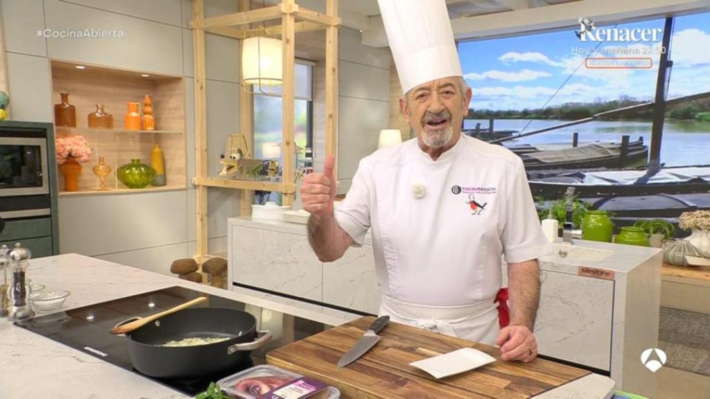 Karlos Arguiñano, en 'Cocina abierta'