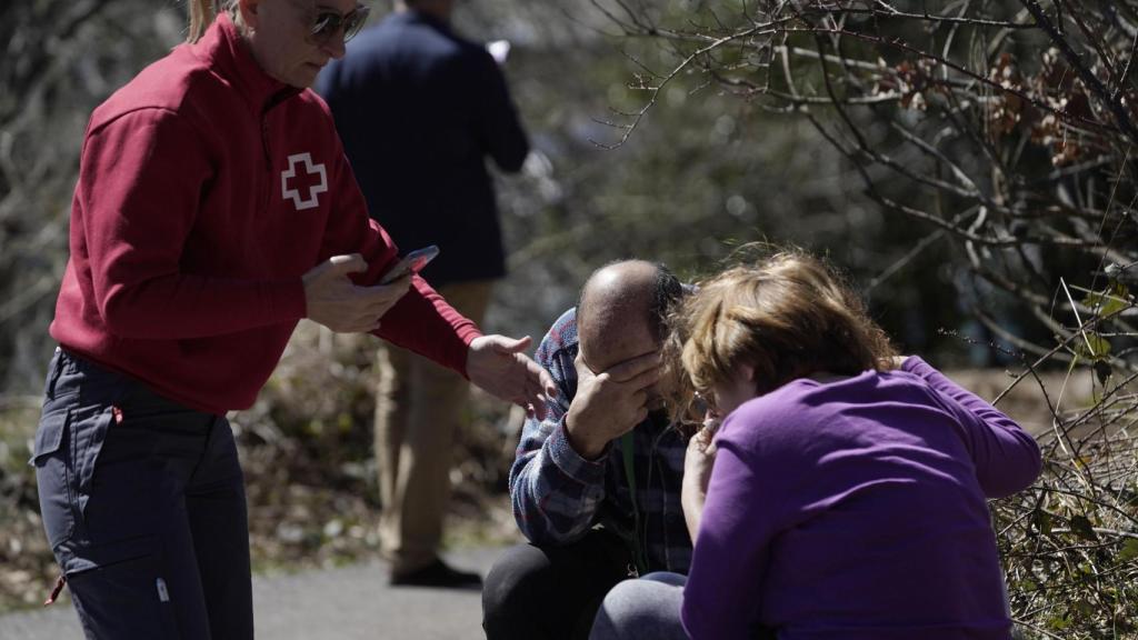 Familiares de los fallecidos en la mina de Degaña