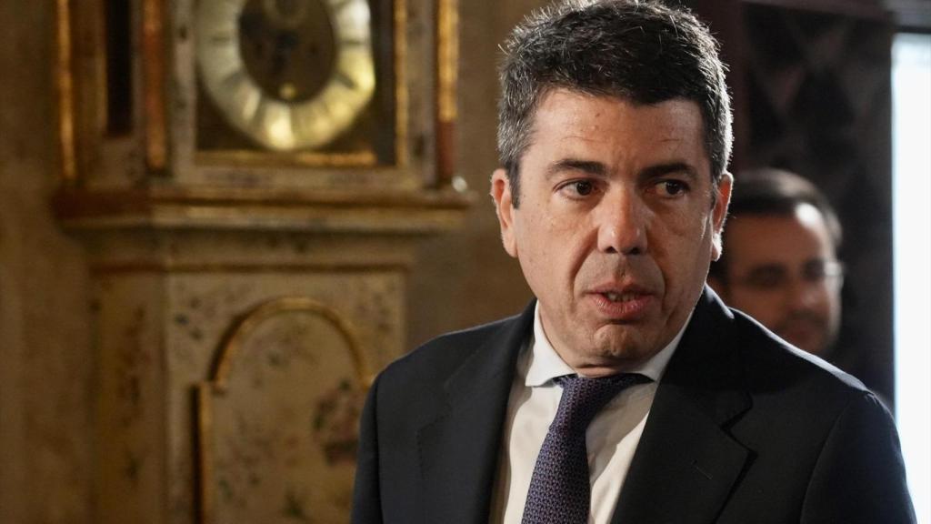 Carlos Mazón, en el Palau de la Generalitat. Eduardo Manzana / Europa Press