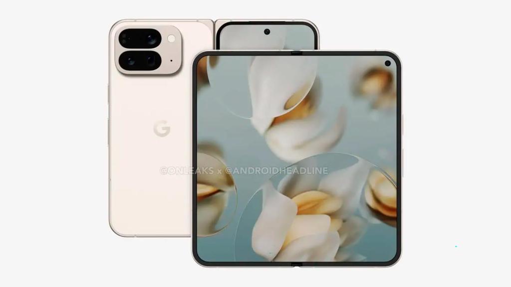 Imagen renderizada del Pixel 10 Pro Fold