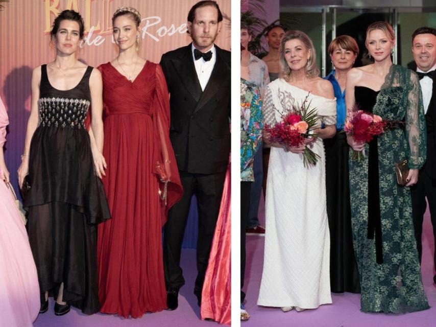 Las Grimaldi, en el Baile de la Rosa.