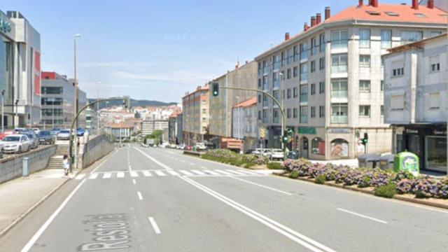 El accidente ocurrió en la rúa do Restollal.