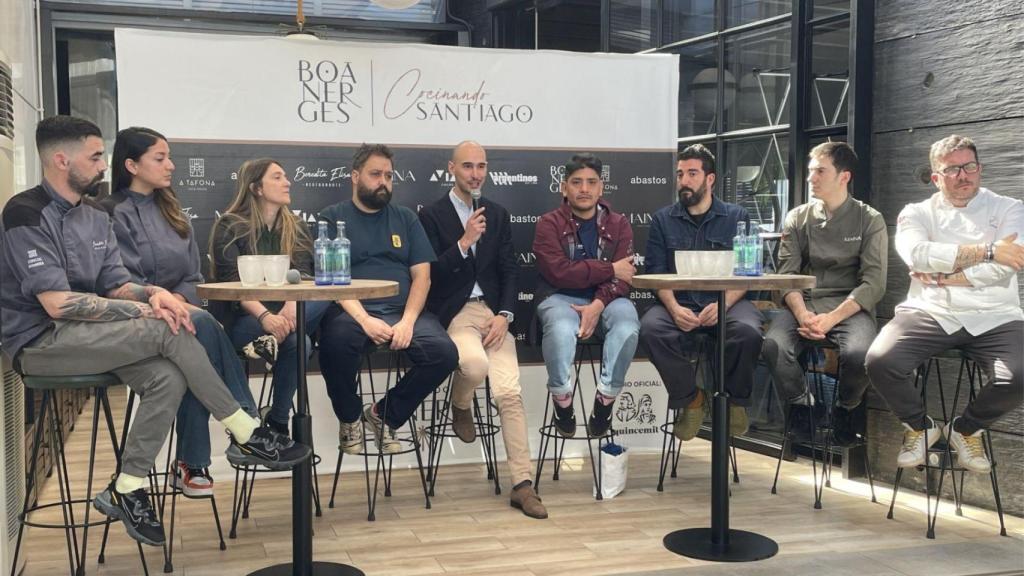 Presentación del proyecto 'Cocinando Santiago'.