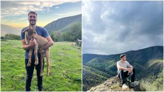 El estadounidense que descubre A Rúa a través de sus redes: Me siento muy sano viviendo en Galicia