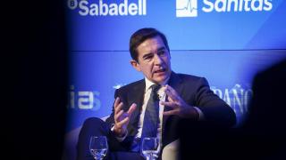 Carlos Torres, presidente de BBVA, durante su intervención en Wake Up, Spain!