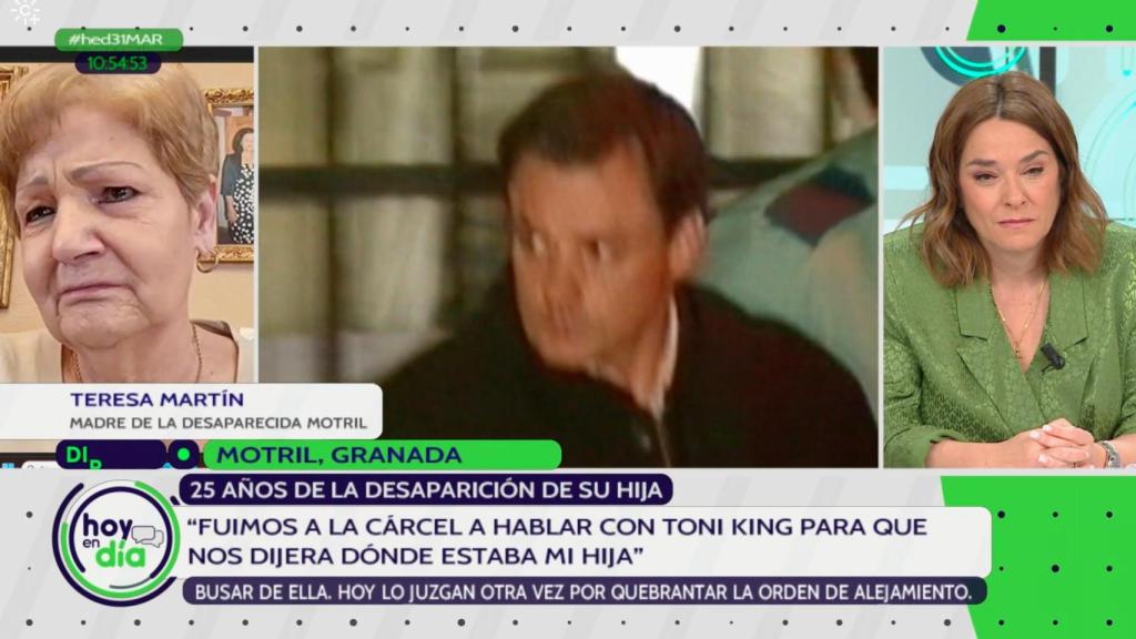 Teresa Martín y Toñi Moreno en 'Hoy en día'.