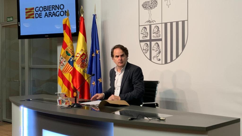 El consejero de Hacienda, Roberto Bermúdez de Castro, este martes.