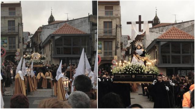 Imágenes de la Semana Santa de Cangas (Pontevedra)