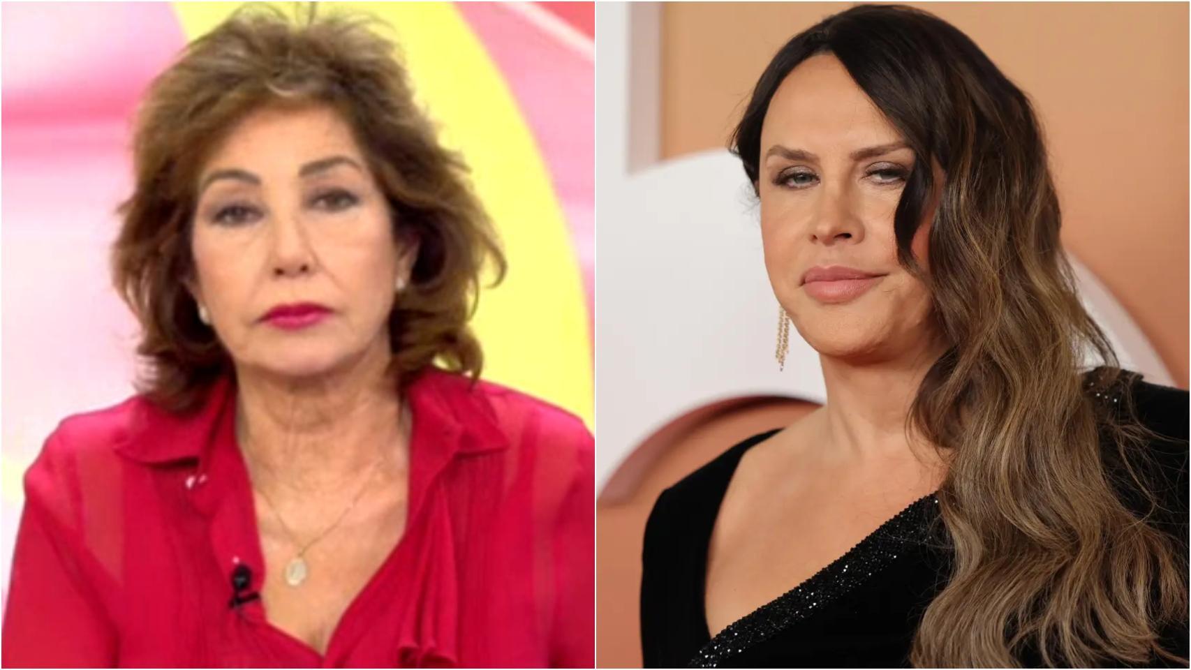 Fotomontaje de BLUPER con Ana Rosa y Karla Sofía Gascón.