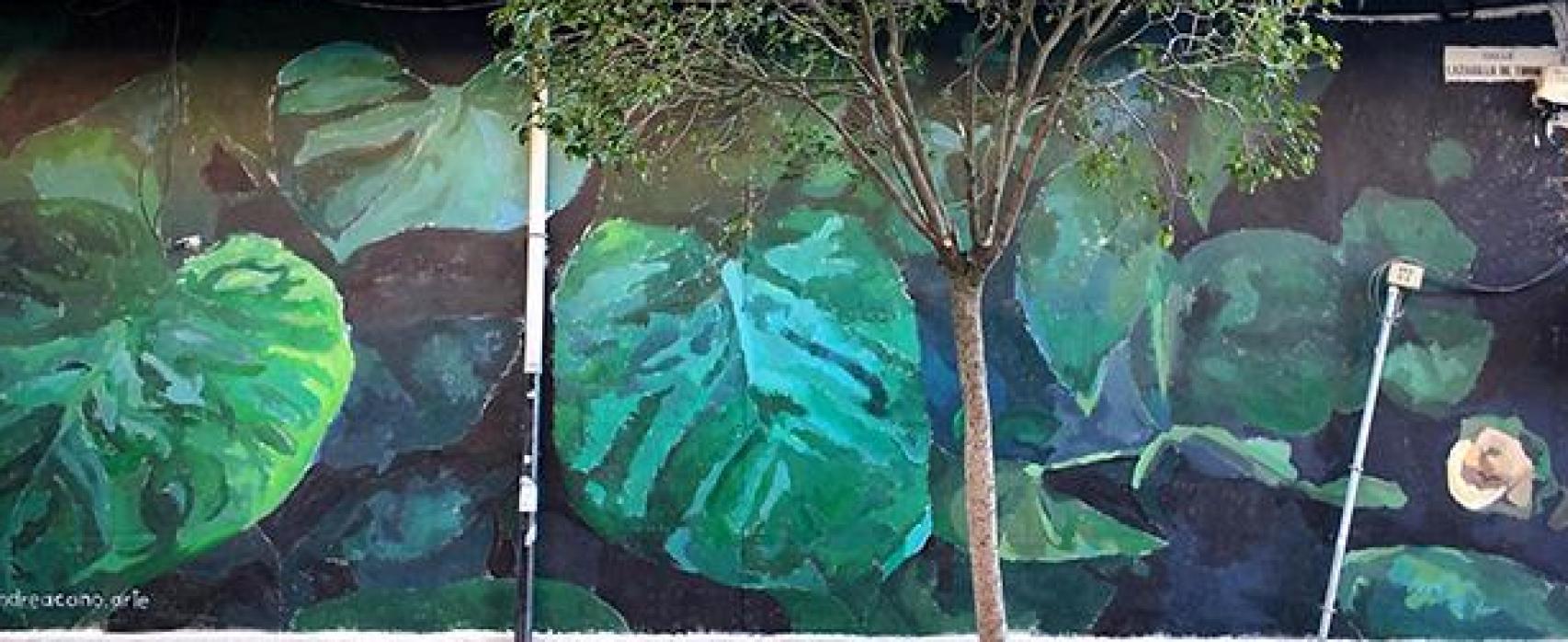 Pintura mural 'Ofelia', en Santa Marta de Tormes