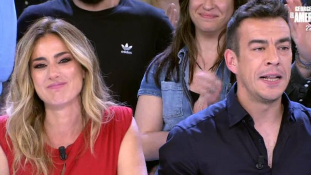 Verónica Dulanto y José Luis Vidal, en la despedida de 'Cuatro al día'.