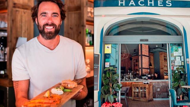 Javier Ungría y su restaurante Haches.