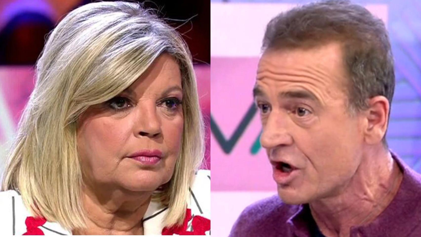 Alessandro Lequio y Terelu Campos, en un fotomontaje