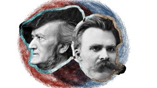 Richard Wagner y Friedrich Nietzsche. Diseño: Rubén Vique