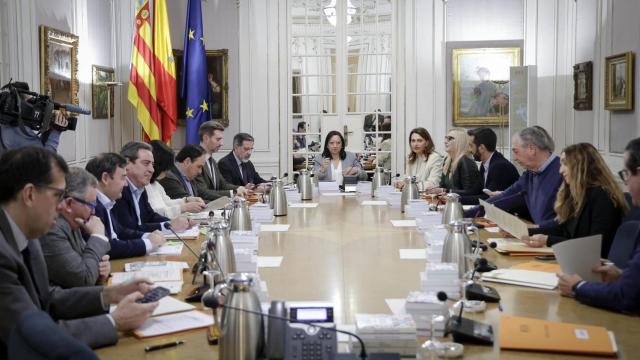 Junta de Portavoces de Les Corts. José Cuéllar / Corts