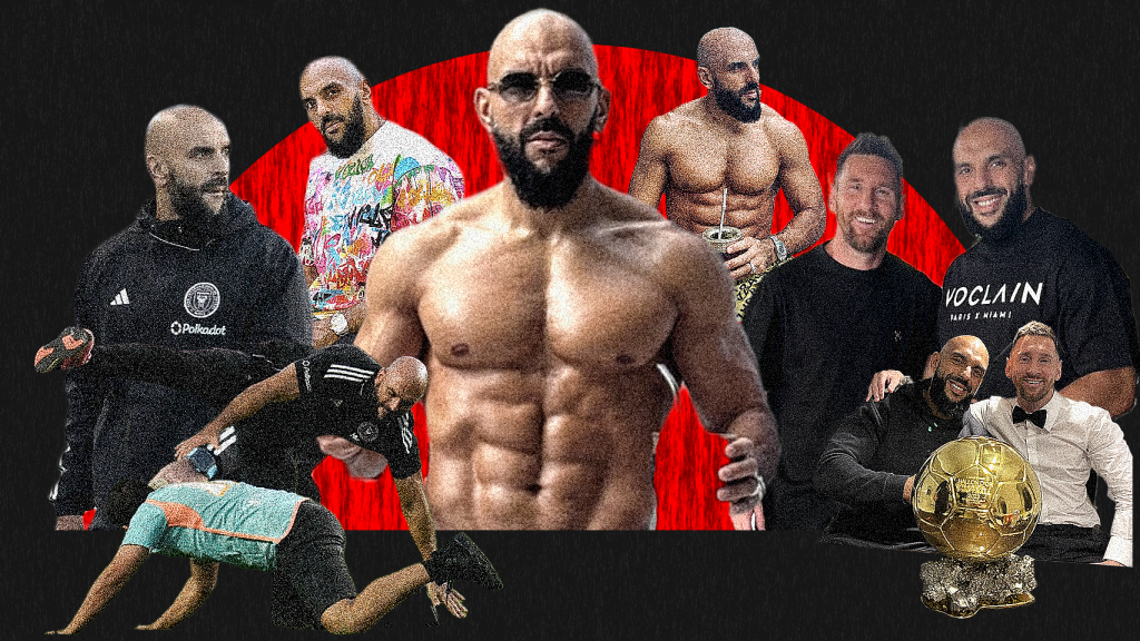 Fotomontaje de Yassine Cheuko, el guardaespaldas de Leo Messi en EEUU