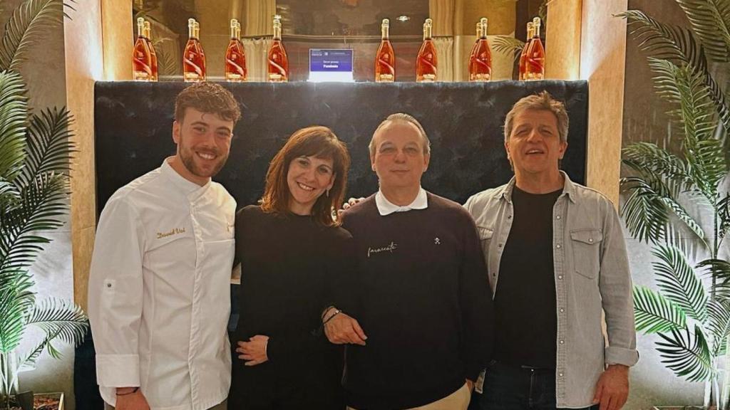 Visita de Malena Alterio y David Lorente.