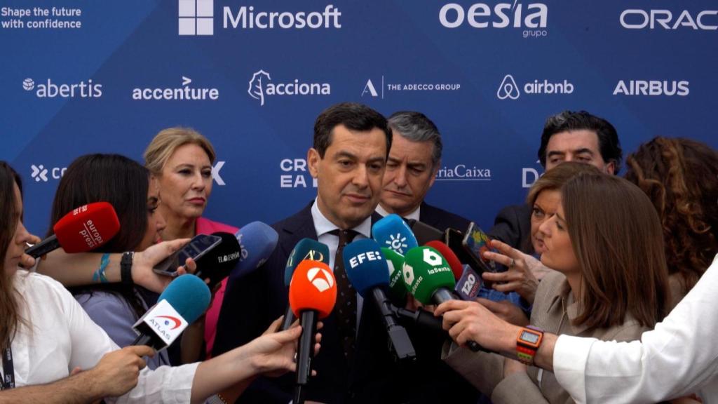 Juanma Moreno, este martes en Wake Up Spain de EL ESPAÑOL.