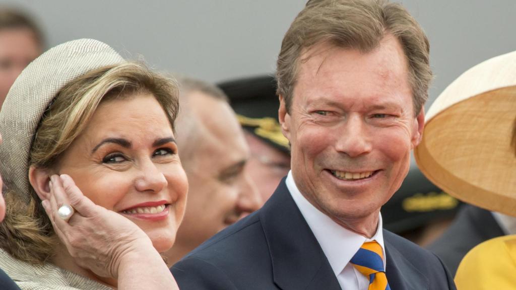 Henri y María Teresa de Luxemburgo en un acto institucional.