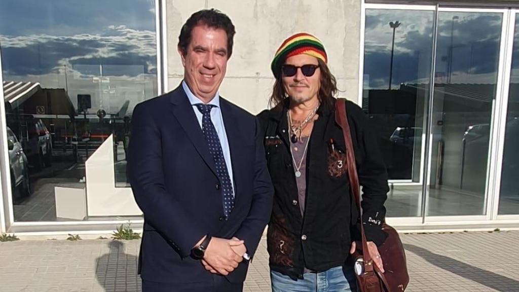 Johnny Depp en Aragón.