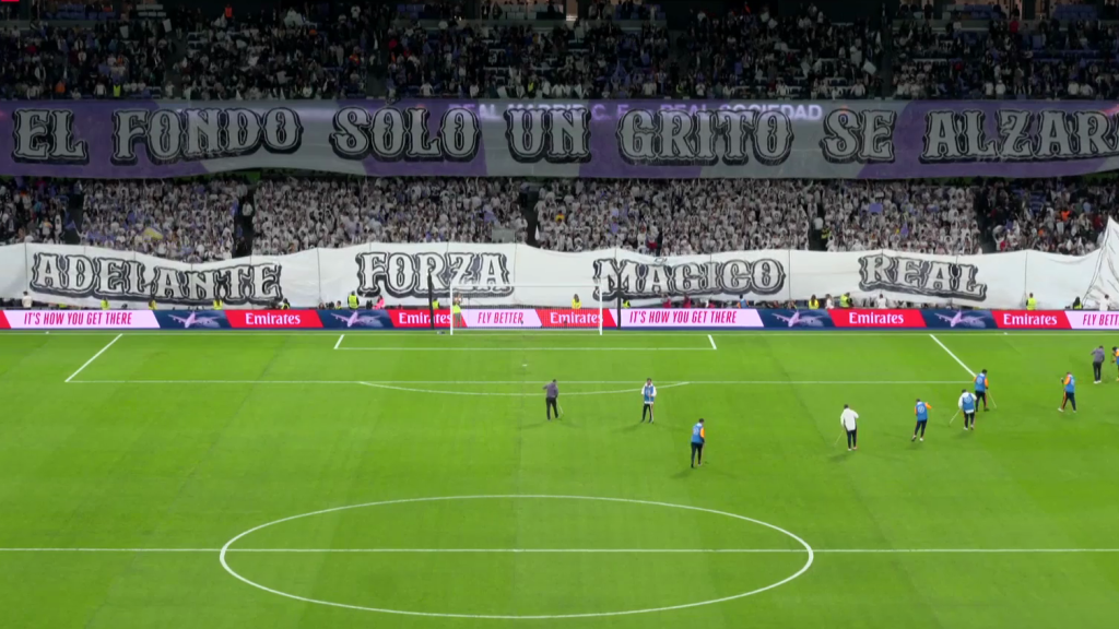 Imagen del fondo sur del Bernabéu.