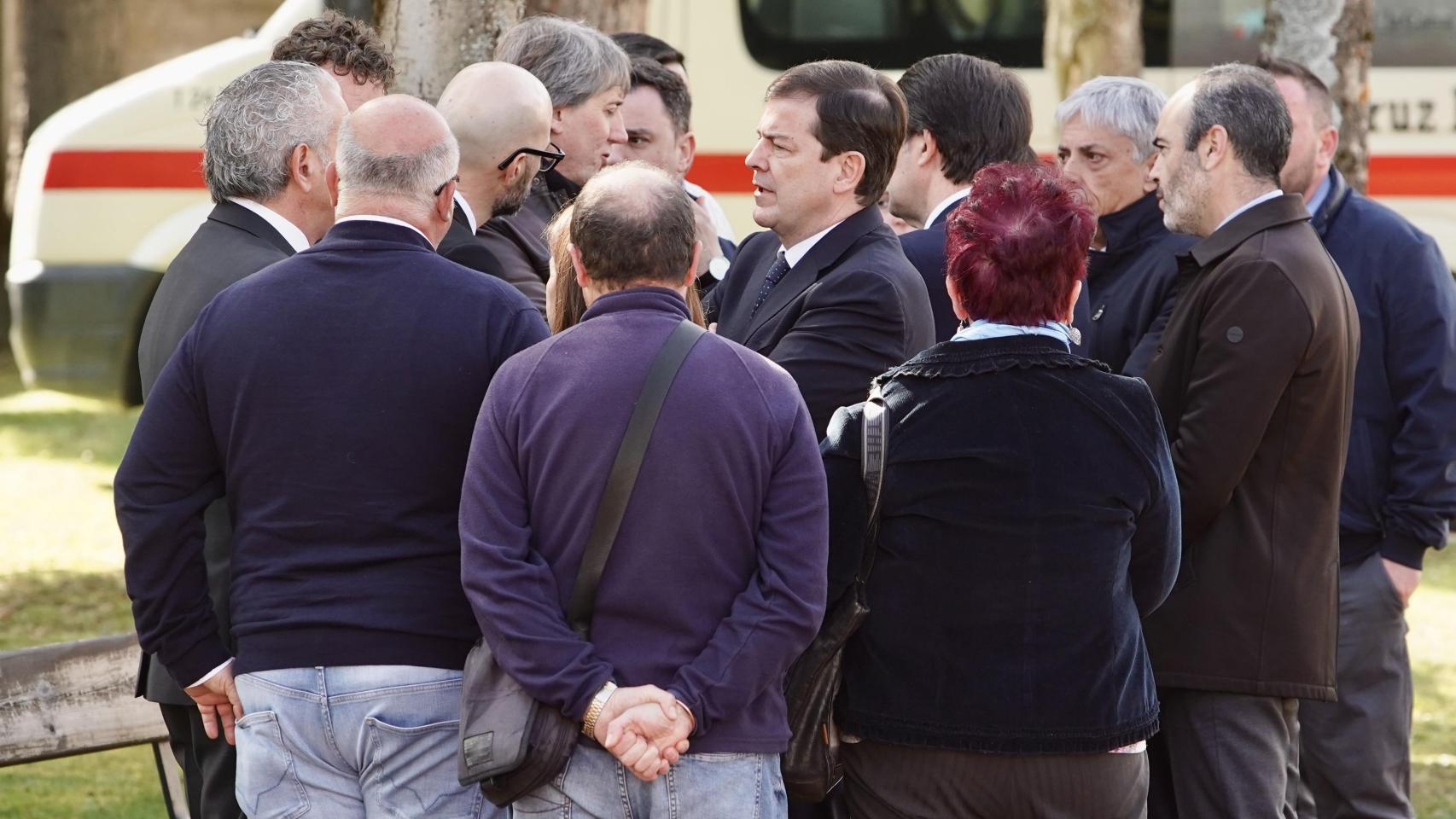 Capillas ardientes de los mineros fallecidos en Villablino y Bembibre