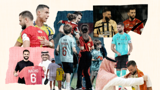 Fotomontaje del último año de Nacho Fernández en Arabia Saudí