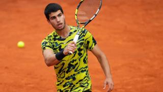 Carlos Alcaraz, durante el Masters 1.000 de Roma 2024