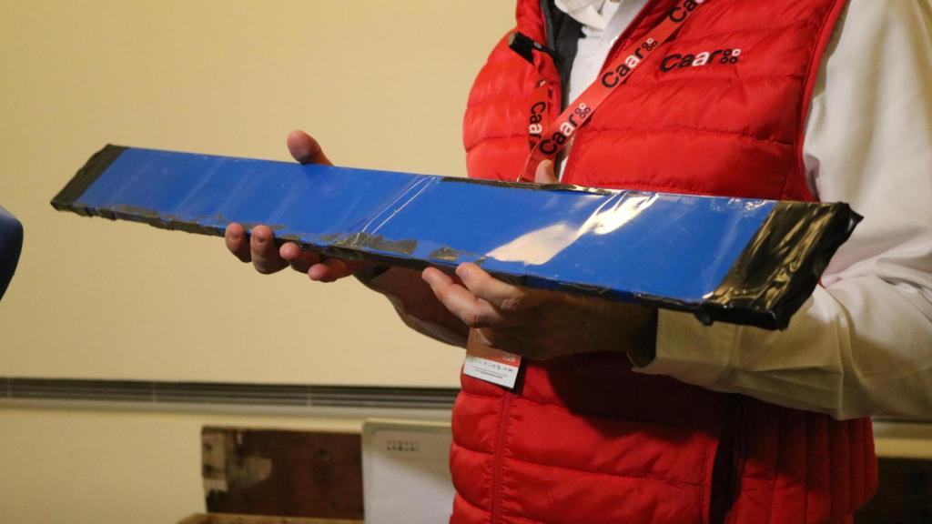 Así es una celda de una batería eléctrica para un modelo de la china BYD