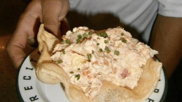 Una tapa del nuevo bar de la plaza del Ayuntamiento. Barecito