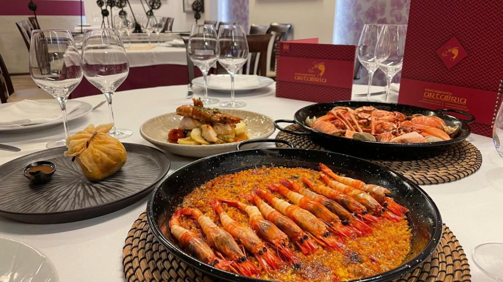 Arroces del restaurante Artabria.