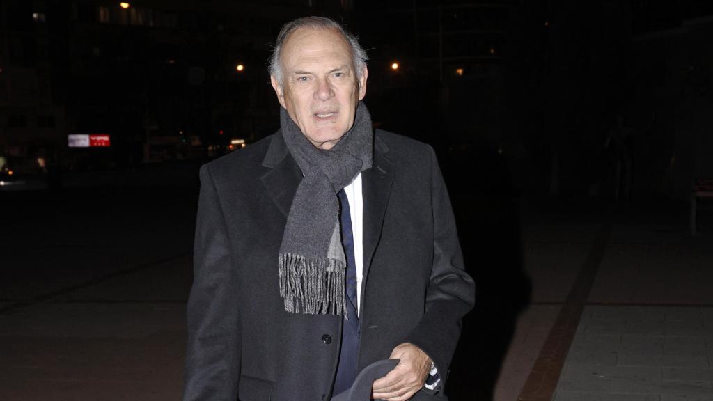 Pedro Piqueras acudiendo a un acto.