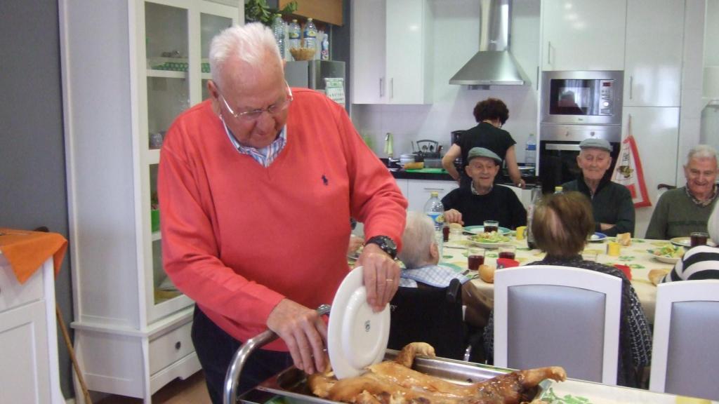 Imagen de un anciano en una de las residencias de la provincia de Segovia