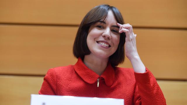 La ministra de Universidades, Diana Morant,  el lunes de esta semana en el Senado.
