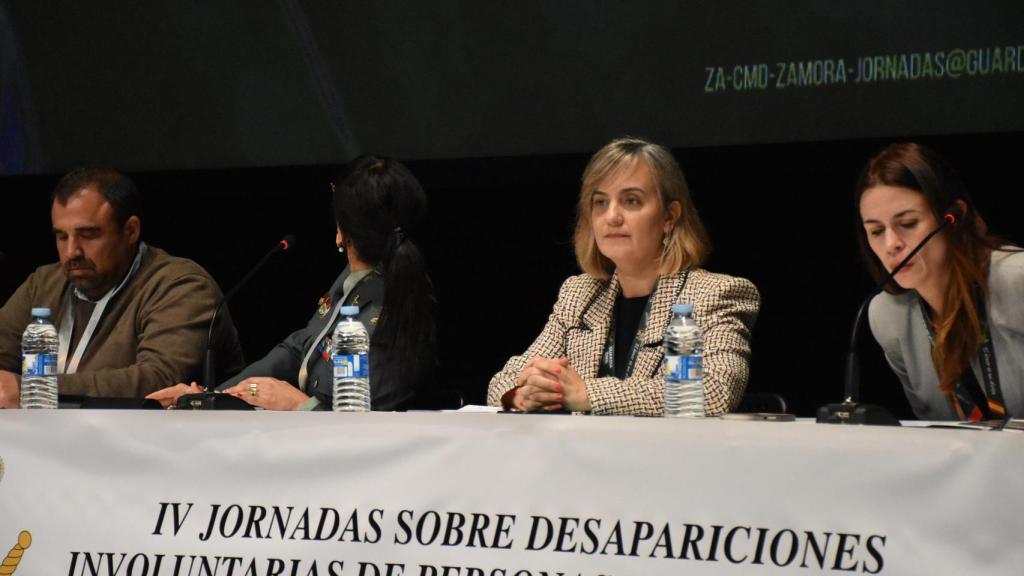 La directora de EL ESPAÑOL Noticias de Castilla y León, Silvia García durante las IV Jornadas sobre Desapariciones Involuntarias de Personas en el Ámbito Rural