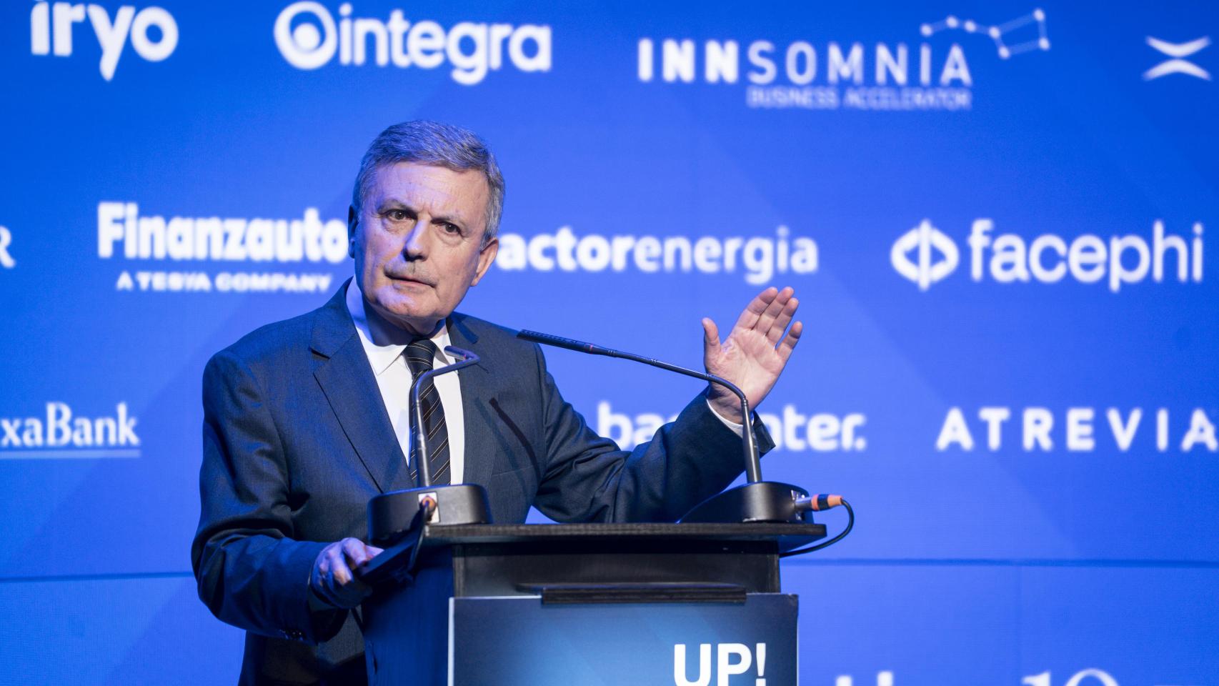 Pedro Saura, presidente de Correos, durante su intervención en la tercera jornada del Wake Up, Spain 2025!