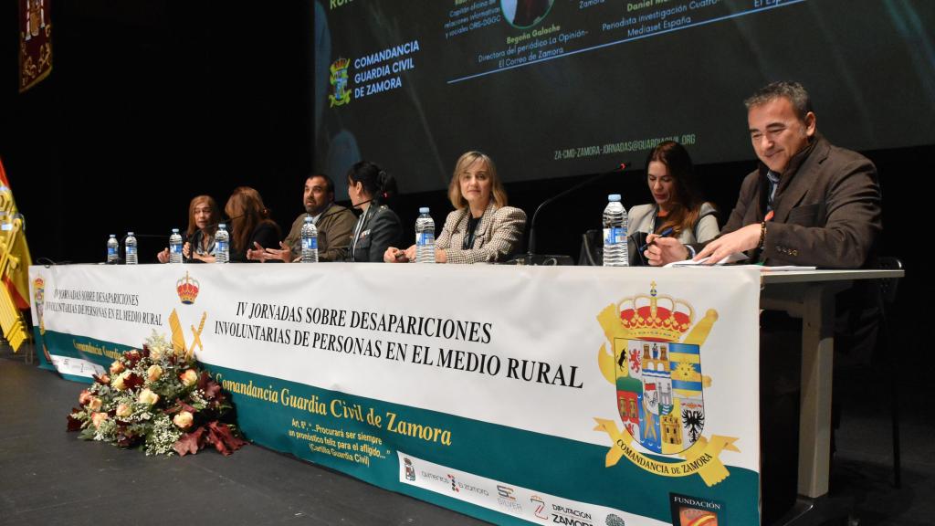 Mesa de los medios de comunicación en las IV Jornadas sobre Desapariciones Involuntarias de Personas en el Ámbito Rural