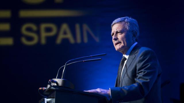 Pedro Saura, presidente de Correos, durante su intervención en el V foro económico Wake Up, Spain! de EL ESPAÑOL, Invertia y Disruptores.