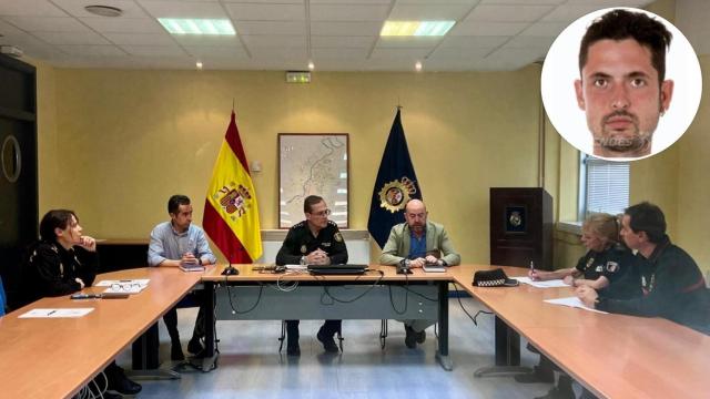Imagen de la reunión convocada por la Policía Nacional.
