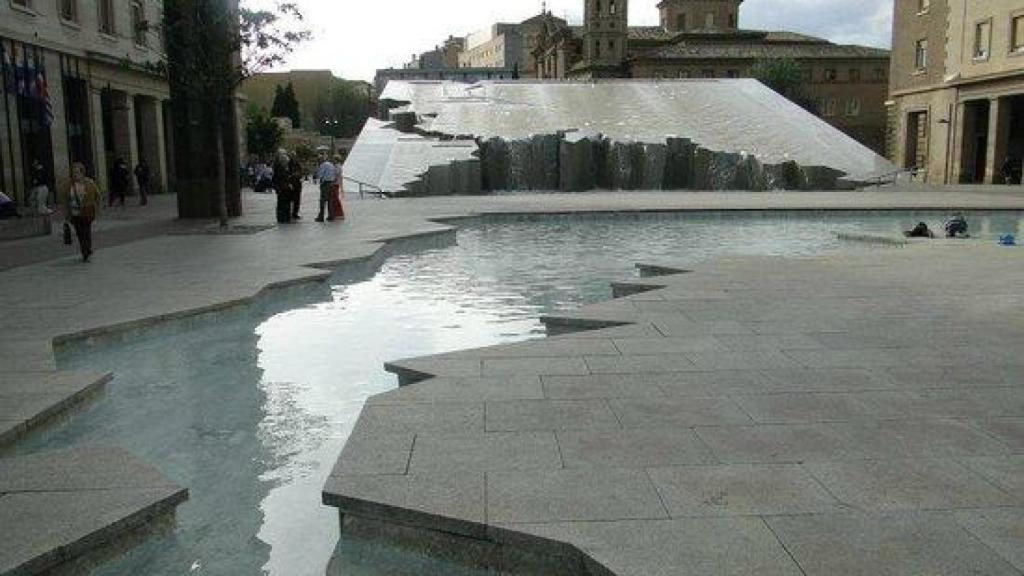 Imagen de archivo de la fuente de la Hispanidad.