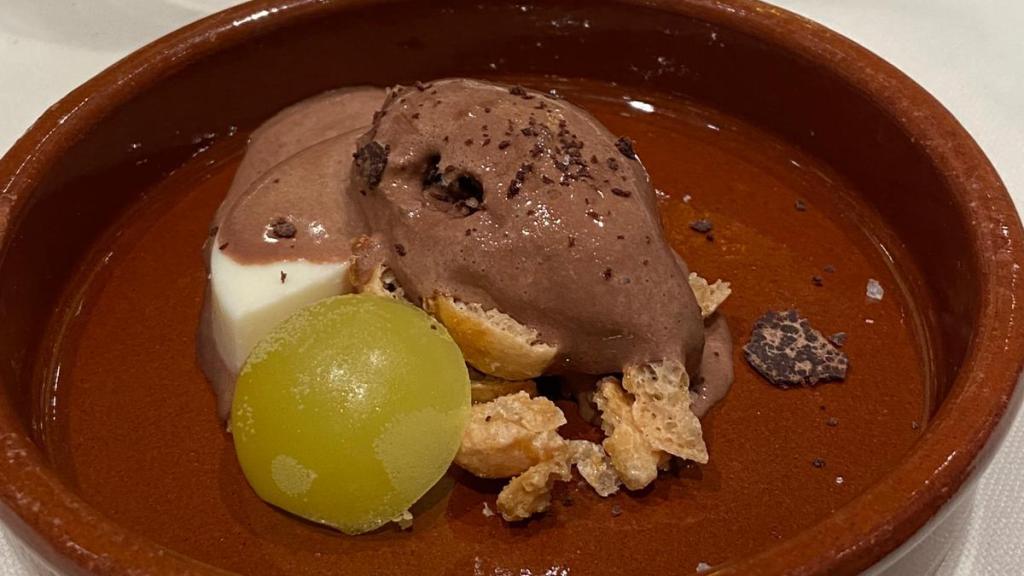 'Migas garrapiñadas' del restaurante Aragonia.