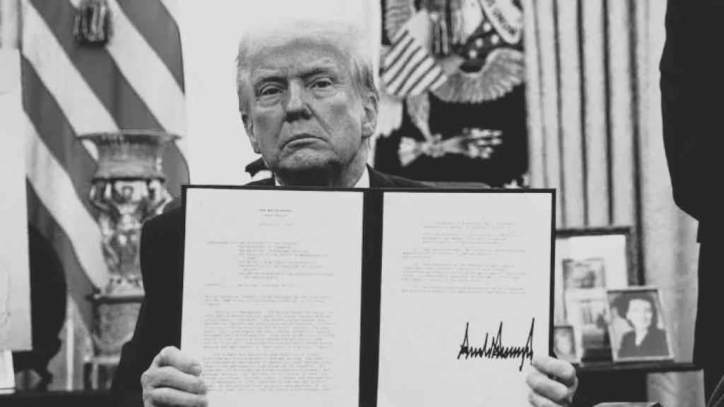 Donald Trump, el pasado febrero en el Despacho Oval.