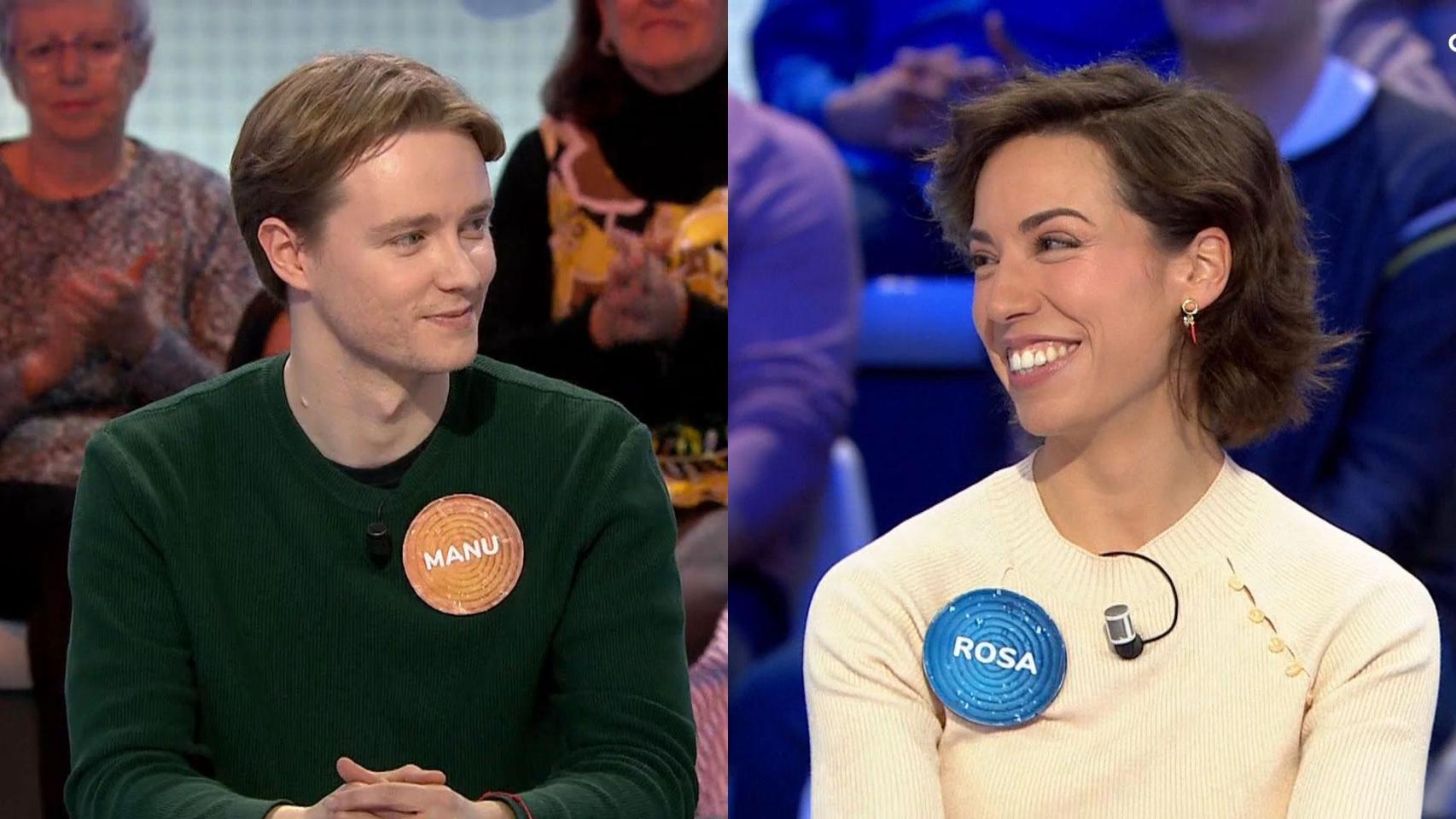 Rosa y Manu en ‘Pasapalabra.