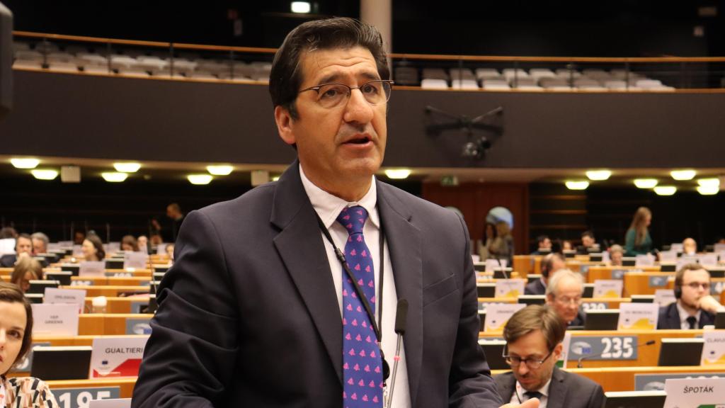 José Manuel Caballero en Bruselas. Foto: JCCM.